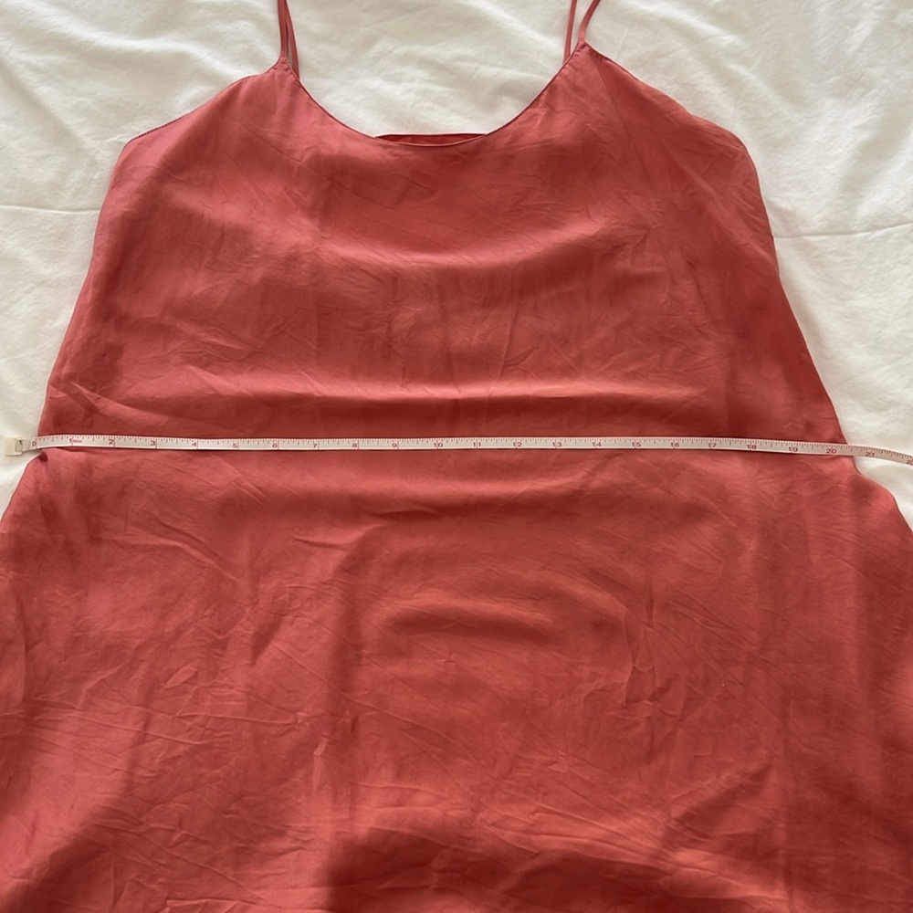 Morgan Taylor Silk Pink Slip Dress - Picture 7 of 8